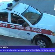 ALCAMO Due auto a fuoco, messaggio intimidatorio ad una donna
