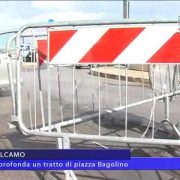 ALCAMO Sprofonda un tratto di piazza Bagolino
