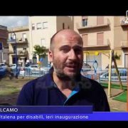 ALCAMO Altalena per disabili, ieri inaugurazione