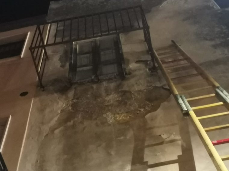 Crollo balcone