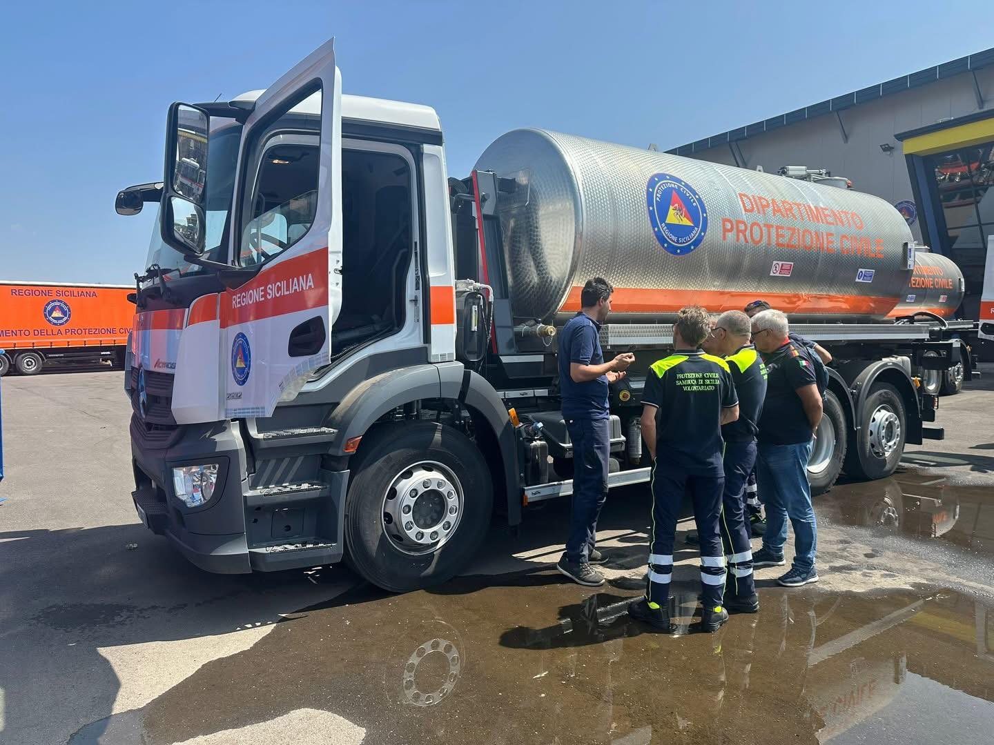 Emergenza idrica Trapanese: 3 milioni di litri d’acqua distribuiti dalla Protezione Civile