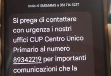 Falsi messaggi dal CUP Asp Trapani: allarme truffa a pagamento via SMS, non richiamate