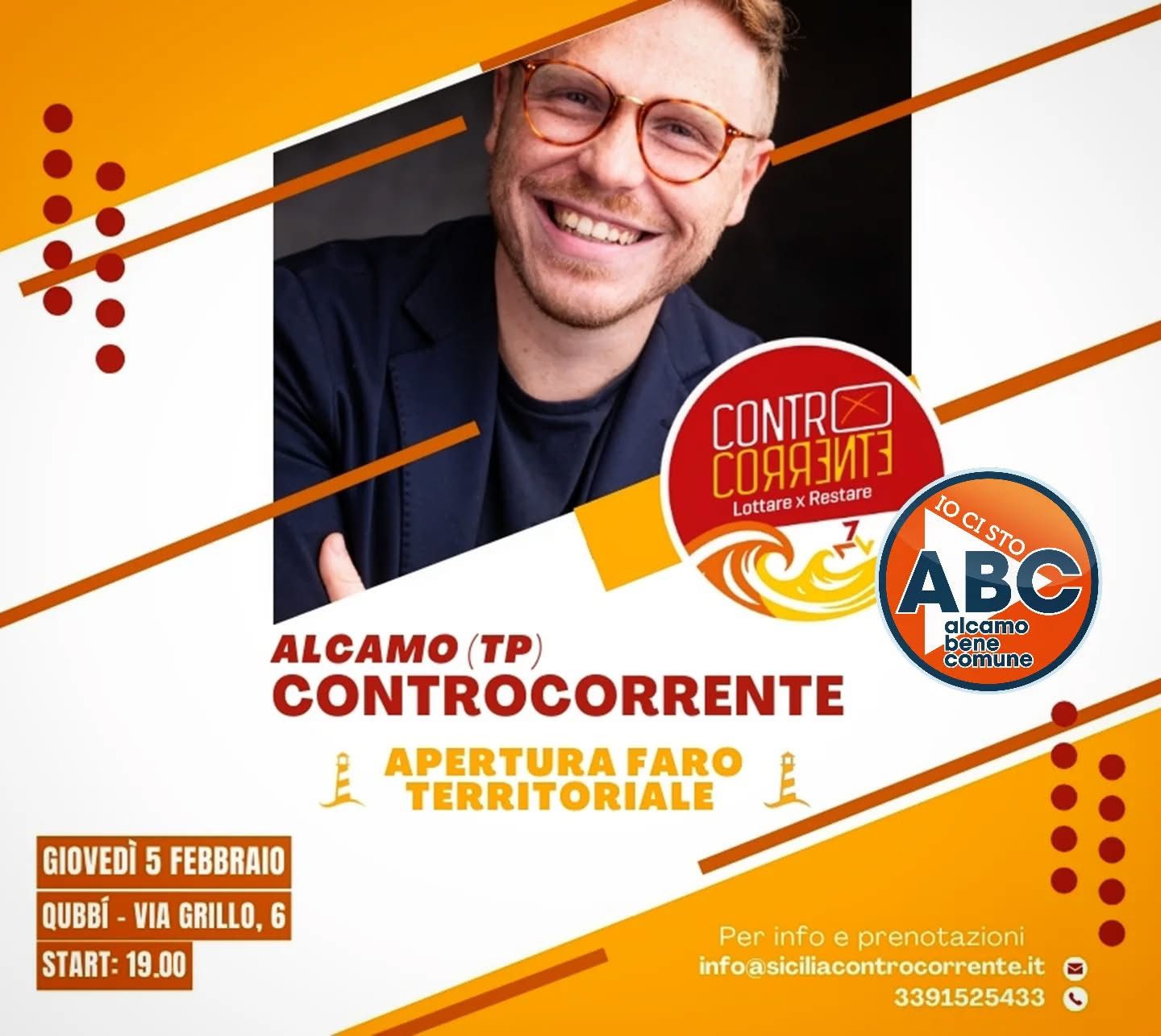 Apre un Faro Territoriale Controcorrente ad Alcamo, incontro di ABC con La Vardera