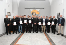 Palermo, Carabinieri: consegnati 21 encomi per le grandi operazioni contro il crimine